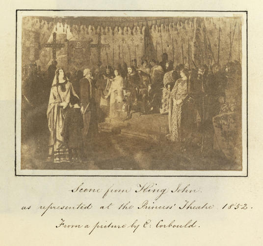 Scene from King John, as represented at the Princess' Theatre 1852