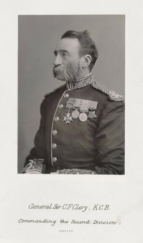 General Sir Cornelius Francis Clery (1838-1926), KCB, commanding the second division: Anglo-Boer War, 1899-1900
