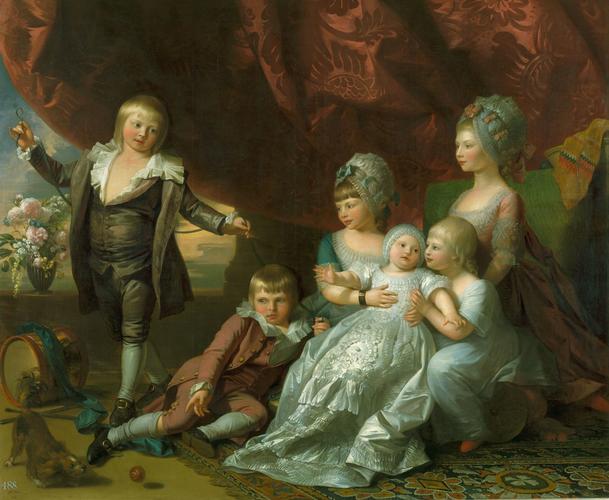 Princess Augusta (1768-1840), Princess Elizabeth (1770-1840), Prince Ernest, later Duke of Cumberland (1771-1851), Prince Augustus, later Duke of Sussex (1773-1843), Prince Adolphus, later Duke of Cambridge (1774-1850) & Princess Mary (1776-1857) Princess Augusta (1768-1840), Princess Elizabeth (1770-1840), Prince Ernest, later Duke of Cumberland (1771-1851), Prince Augustus, later Duke of Sussex (1773-1843), Prince Adolphus, later Duke of Cambridge (1774-1850) & Princess Mary (1776-1857)