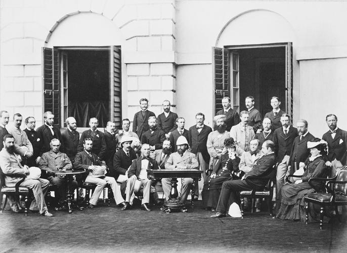 HRH The Prince of Wales, Lord Northbrook and Suites, Government House, Calcutta: Prince of Wales Tour of India 1875-6 (vol. 3)
