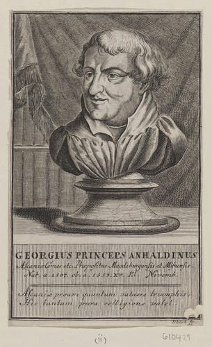 GEORGIUS PRINCEPS ANHALDINUS GEORGIUS PRINCEPS ANHALDINUS