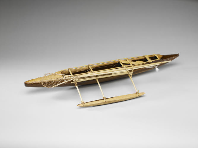 Master: Pair of model canoes