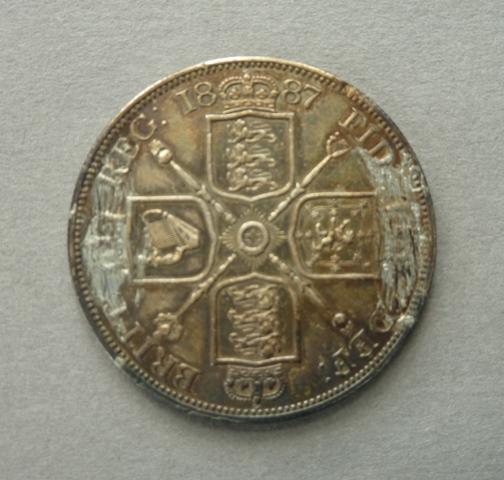 Victoria 'Jubilee head' double florin Victoria 'Jubilee head' double florin