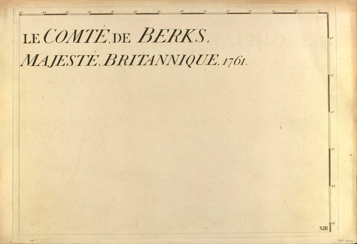 Rocque's Map of Berkshire Rocque's Map of Berkshire