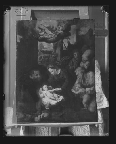 A glass plate negative of a painting of Prince Henry of Battenberg A glass plate negative of a painting of Prince Henry of Battenberg