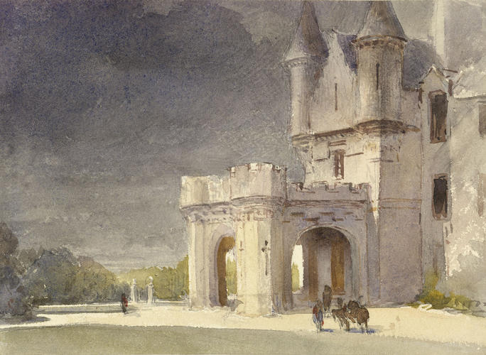 Balmoral Castle: the entrance Balmoral Castle: the entrance