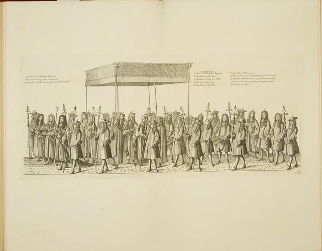 The History of the Coronation of the most high, most mighty, and most excellent monarch, James II . . . and of his Royal Consort Queen Mary, solemnized in the Collegiate Church of St Peter . . . on 23rd April, . . . 1685 / by Francis Sandford