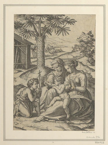 The Virgin and Child with St Elizabeth and St John the Baptist ['The Madonna of the Palm Tree']