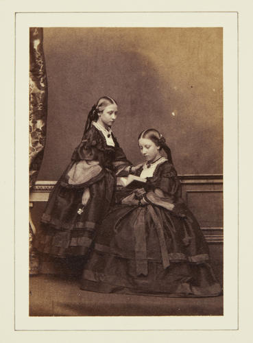 Princess Louise, later Duchess of Argyll (1848-1939), and Princess Helena (1846-1923)