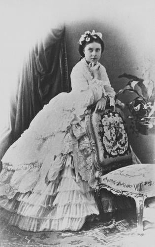 Victoria, Crown Princess of Prussia, 1863 [in Portraits of Royal Children Vol. 7 1863-1864]