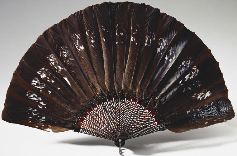 Capercaillie feather fan