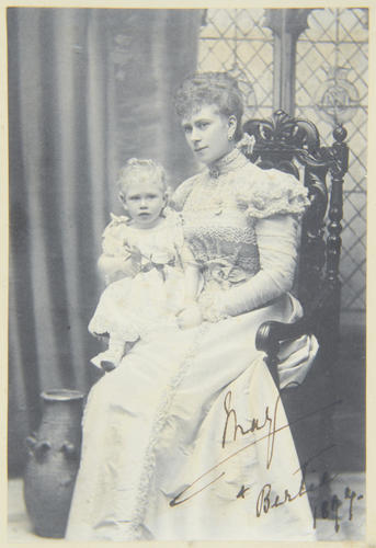 The Duchess of York with Prince Albert The Duchess of York with Prince Albert