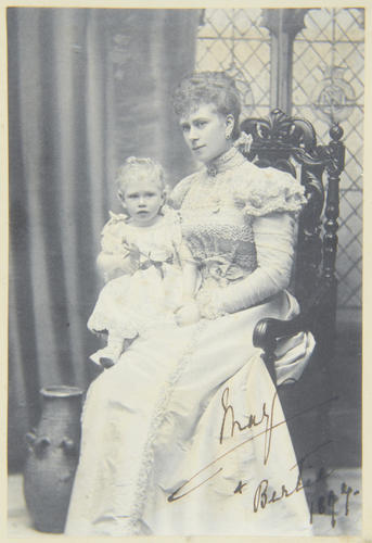 The Duchess of York with Prince Albert