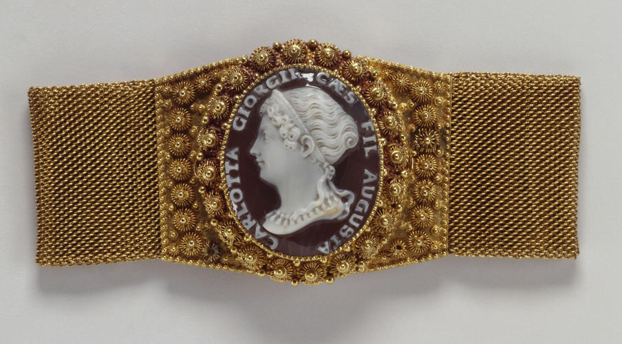 Bracelet with a cameo of Princess Charlotte of Wales