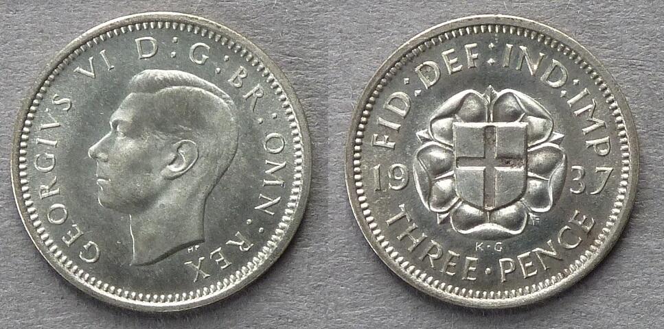 George VI Threepence