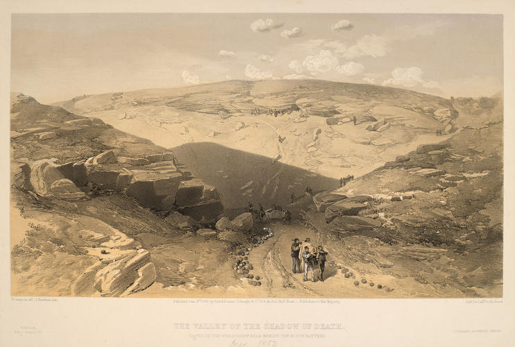 Master: Simpson's Seat of War in the East, First Series. 1855/1856.
Item: The valley of the Shadow of Death