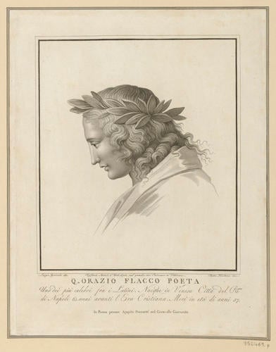 Master: Set of twenty-two prints reproducing heads from the 'Parnassus'
Item: Head of a poet [from the 'Parnassus']