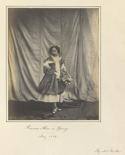 Princess Alice as 'Spring'