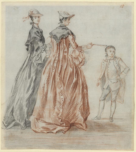 Two ladies and a boy Two ladies and a boy