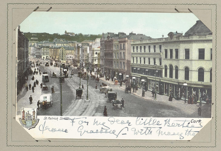 Postcard of St Patrick Street, Cork