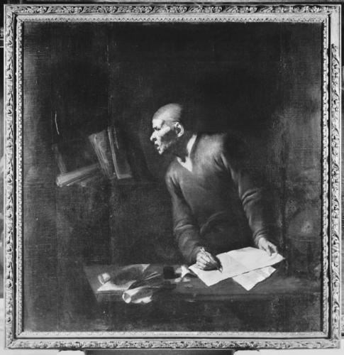 A Philosopher Writing A Philosopher Writing