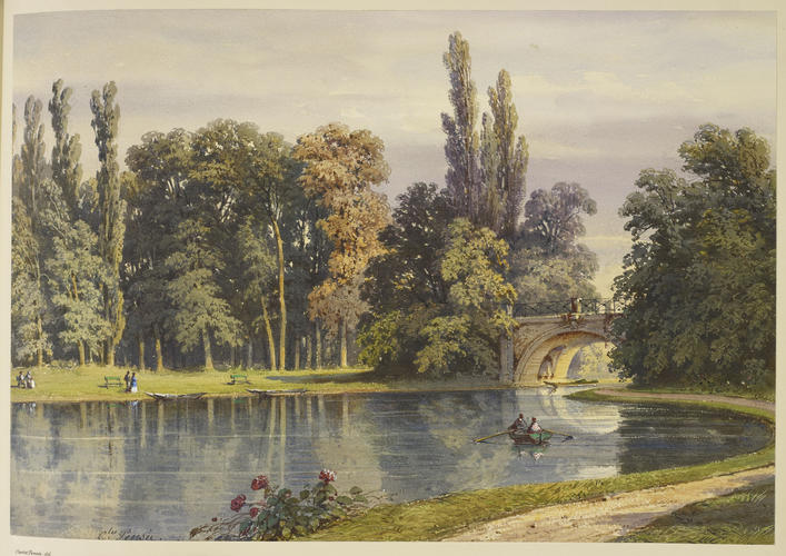 The lake at Villeneuve l'Etang