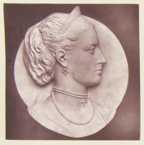 Medallion portrait of HRH The Princess of Wales: Albert Memorial Chapel, Windsor