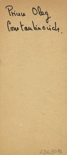 Prince Oleg Constantinovich (1892-1914)