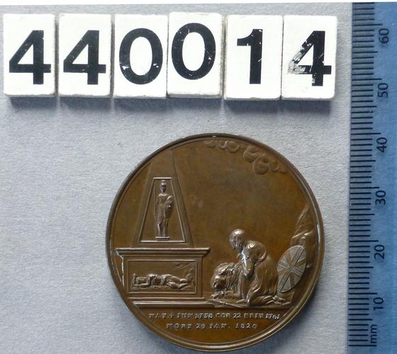 Medal commemorating the Death of King George III, 1820