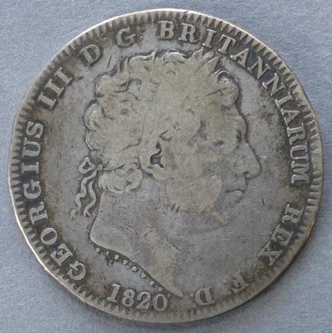 Great Britain. George III crown, (silver with reverse in multicoloured enamel) Great Britain. George III crown, (silver with reverse in multicoloured enamel)