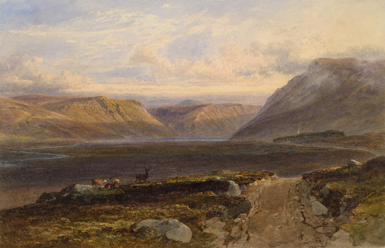 Loch Muick: distant view of the east end Loch Muick: distant view of the east end