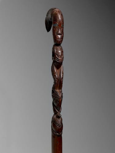 Walking stick or orator's staff (tokotoko) Walking stick or orator's staff (tokotoko)