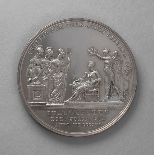 Medal commemorating the Coronation of George IV