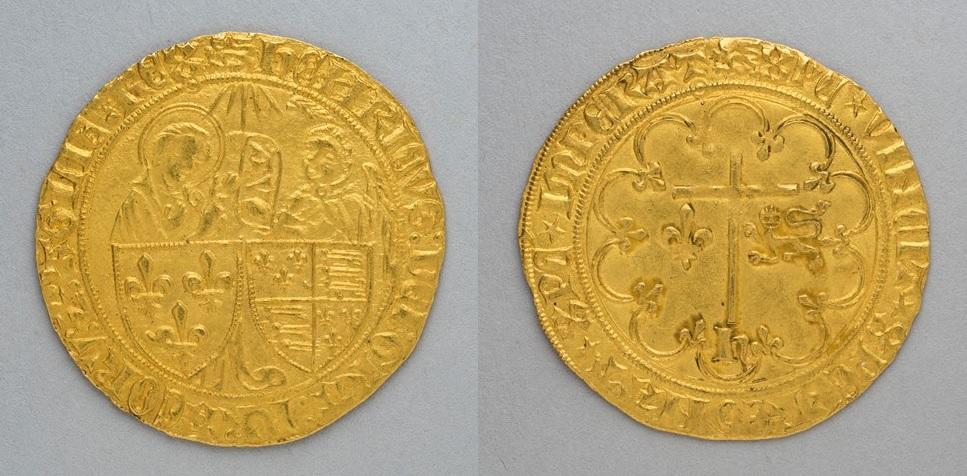 Anglo-Gallic. Henry VI, King of England and France (1422-53). Salut d'or Anglo-Gallic. Henry VI, King of England and France (1422-53). Salut d'or