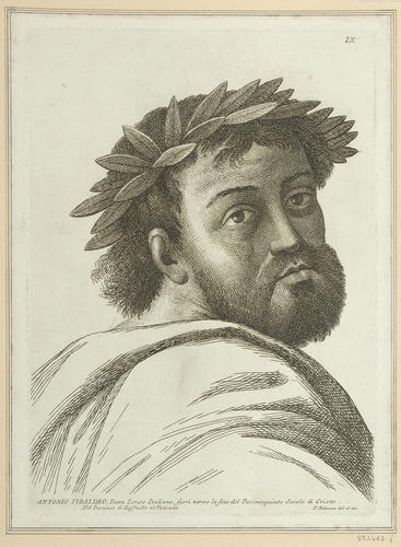 Master: Set of twenty-four heads from the 'Parnassus'
Item: Head of a poet [from the 'Parnassus']