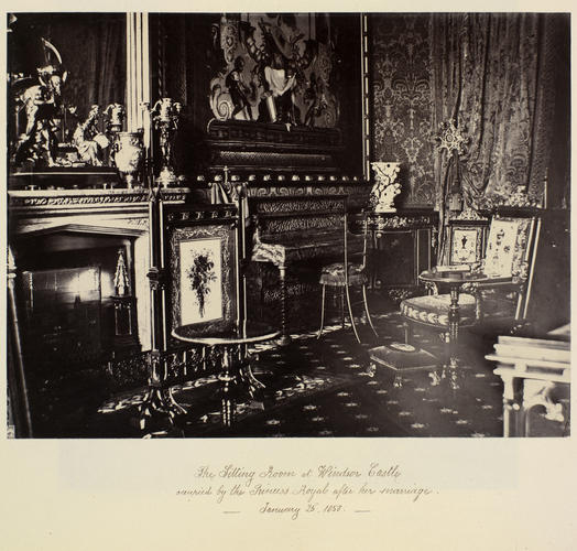 The Sitting Room at Windsor Castle, occupied by the Princess Royal after her marriage The Sitting Room at Windsor Castle, occupied by the Princess Royal after her marriage