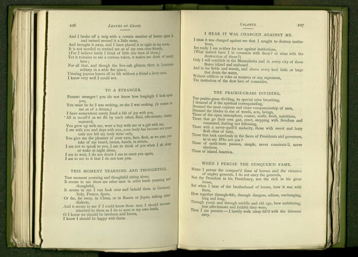 Leaves of grass / by Walt Whitman
