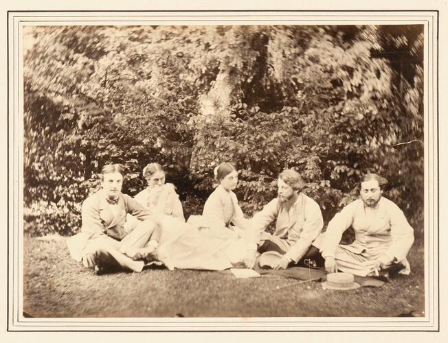 Group portrait with King Edward VII when Prince Albert Edward of Wales