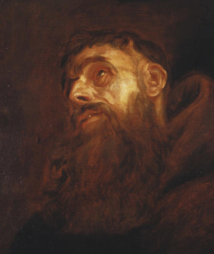 Head of a Bearded Saint or Monk
