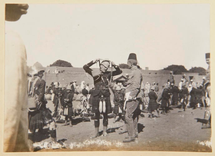The Queen's Own Cameron Highlanders leaving Darmali, February 26th 1898