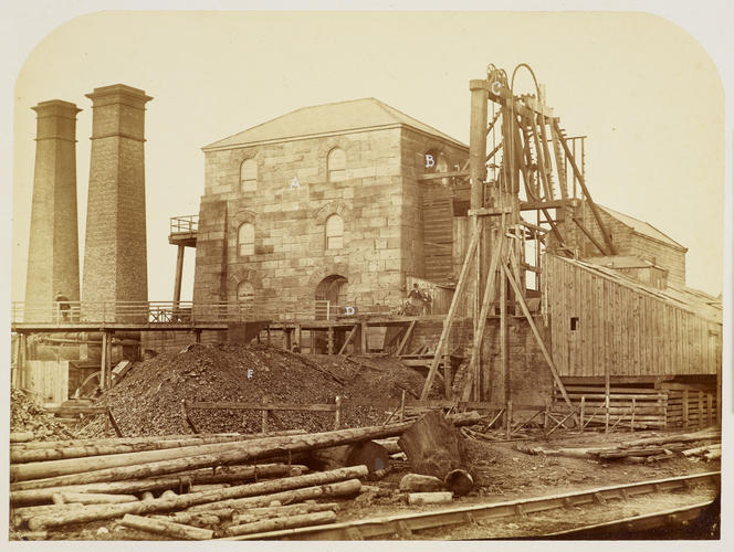 Master: Hartley Colliery after the accident
Item: Hartley Colliery after the accident, 30 January 1862