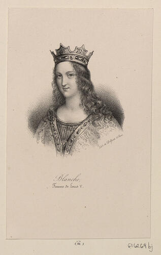 Master: [lithographs of the rulers of France from Pharamond, King of the Franks to Napoléon]
Item: Blanche
