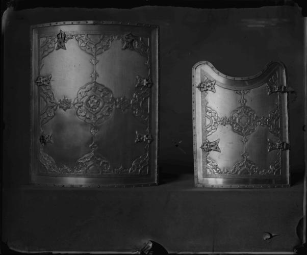 Glass plate negative of armour plate Glass plate negative of armour plate