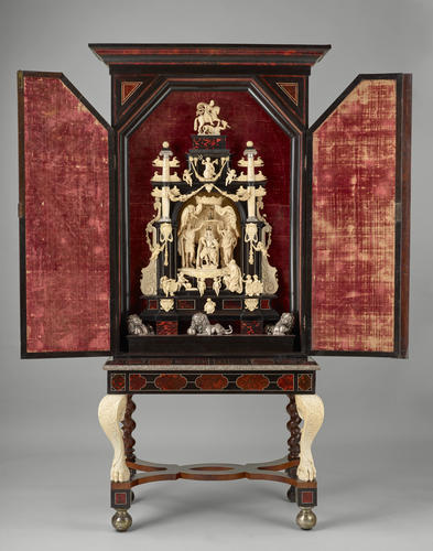 Cabinet, previously known as the 'Warwick Cabinet' or the 'Coronation of James II Cabinet'