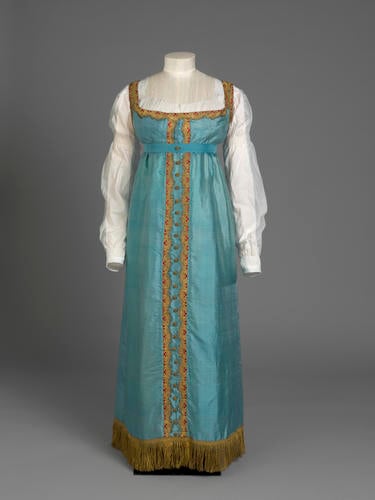 Russian style dress belonging to Princess Charlotte Russian style dress belonging to Princess Charlotte