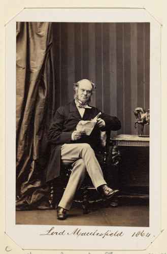 Lord Macclesfield. 1864. [Royal Household Portraits. Volume 55. ]