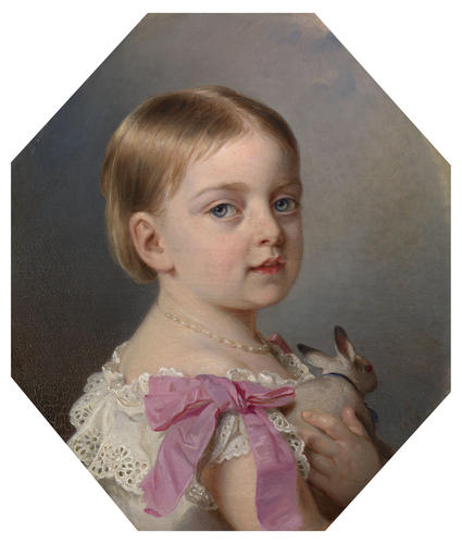 Princess Alberta of Leiningen (1863-1901) when a Child