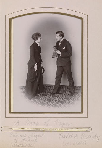 Balmoral Tableaux-Vivants: 'A Scrap of Paper' by J Palgrave Simpson Balmoral Tableaux-Vivants: 'A Scrap of Paper' by J Palgrave Simpson