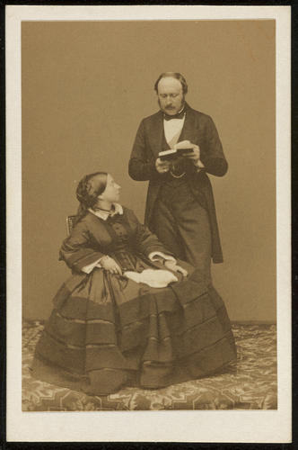 Queen Victoria and Prince Albert, the Prince Consort, 1860