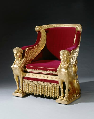 Pair of council chairs Pair of council chairs